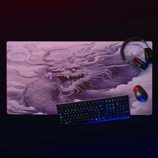 Here's a cool Dragon sketch gaming, Desk Pad With its large size and quality edge stitching, 