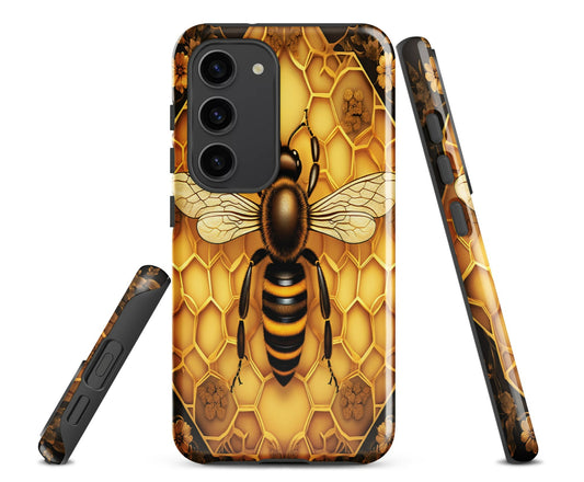 A little bee thing on at tough phone case